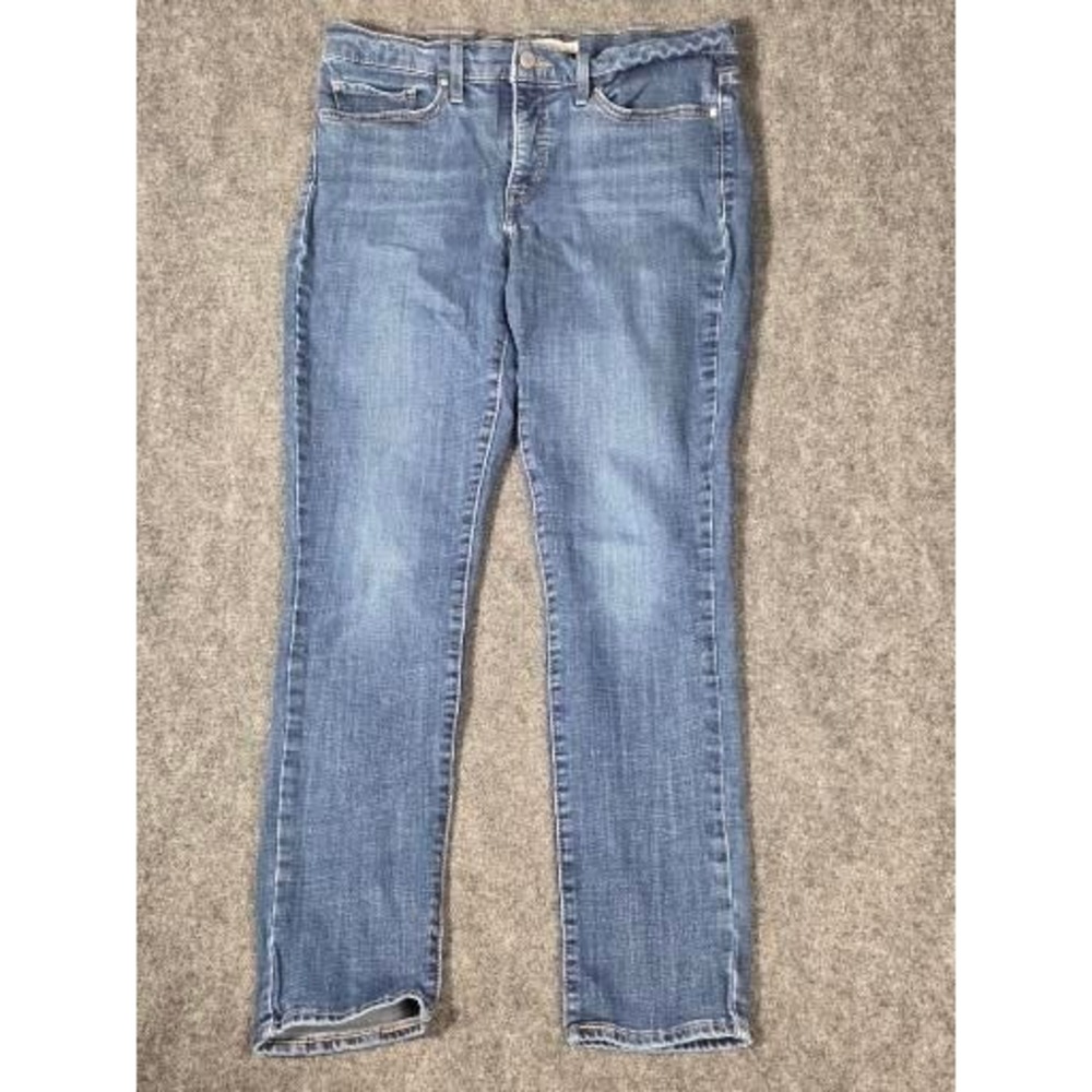 Levis 311 Shaping Skinny Jeans Women 31x30 Blue Medium Wash Denim Hipster Casual